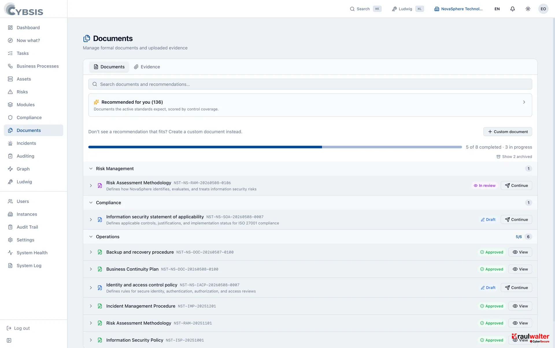 Dokumentenmanagement – Cybsis 2.0